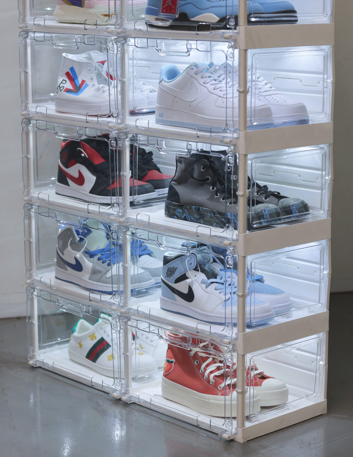 יחידת אחסון מוארת (16 יח')