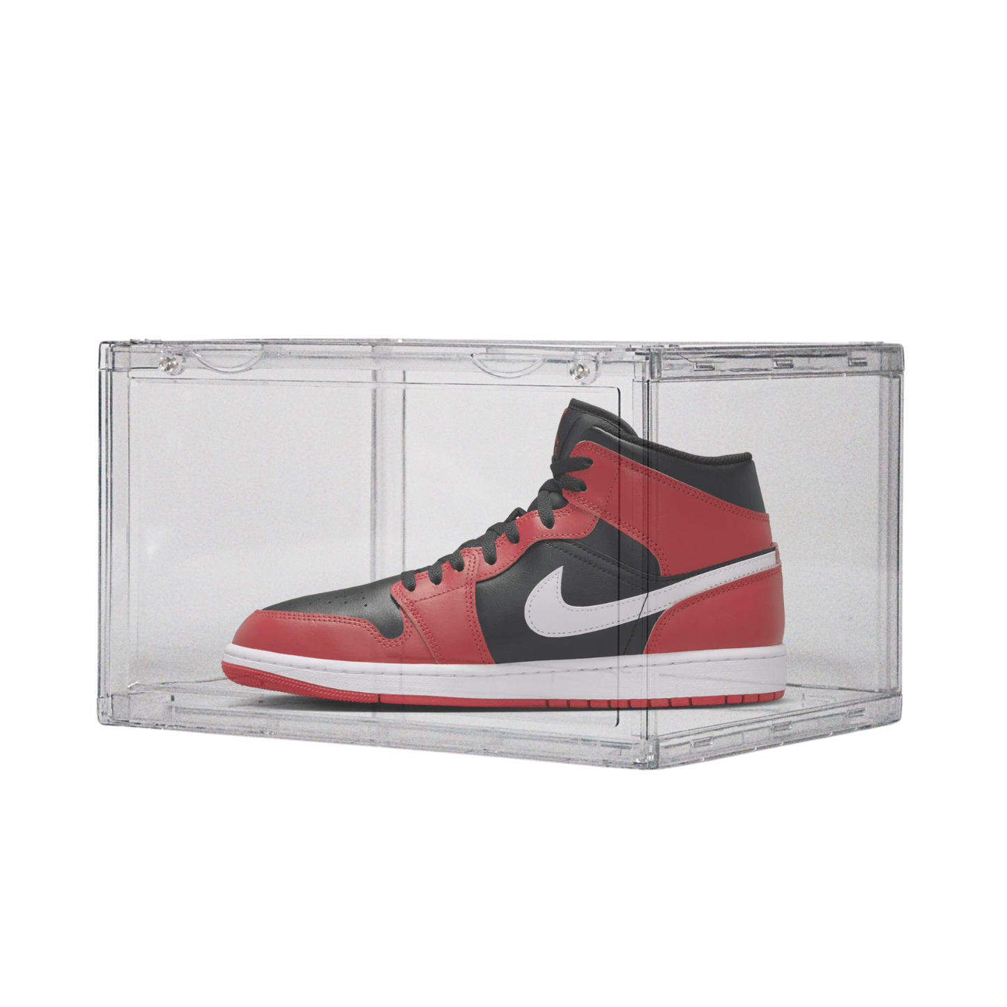 קופסאות אחסון שקופות (8 יח') פתיחה רחבה