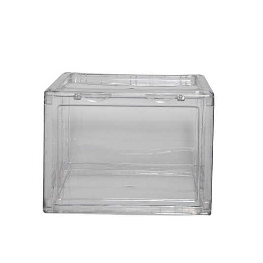 קופסאות אחסון שקופות (8 יח') פתיחה צרה